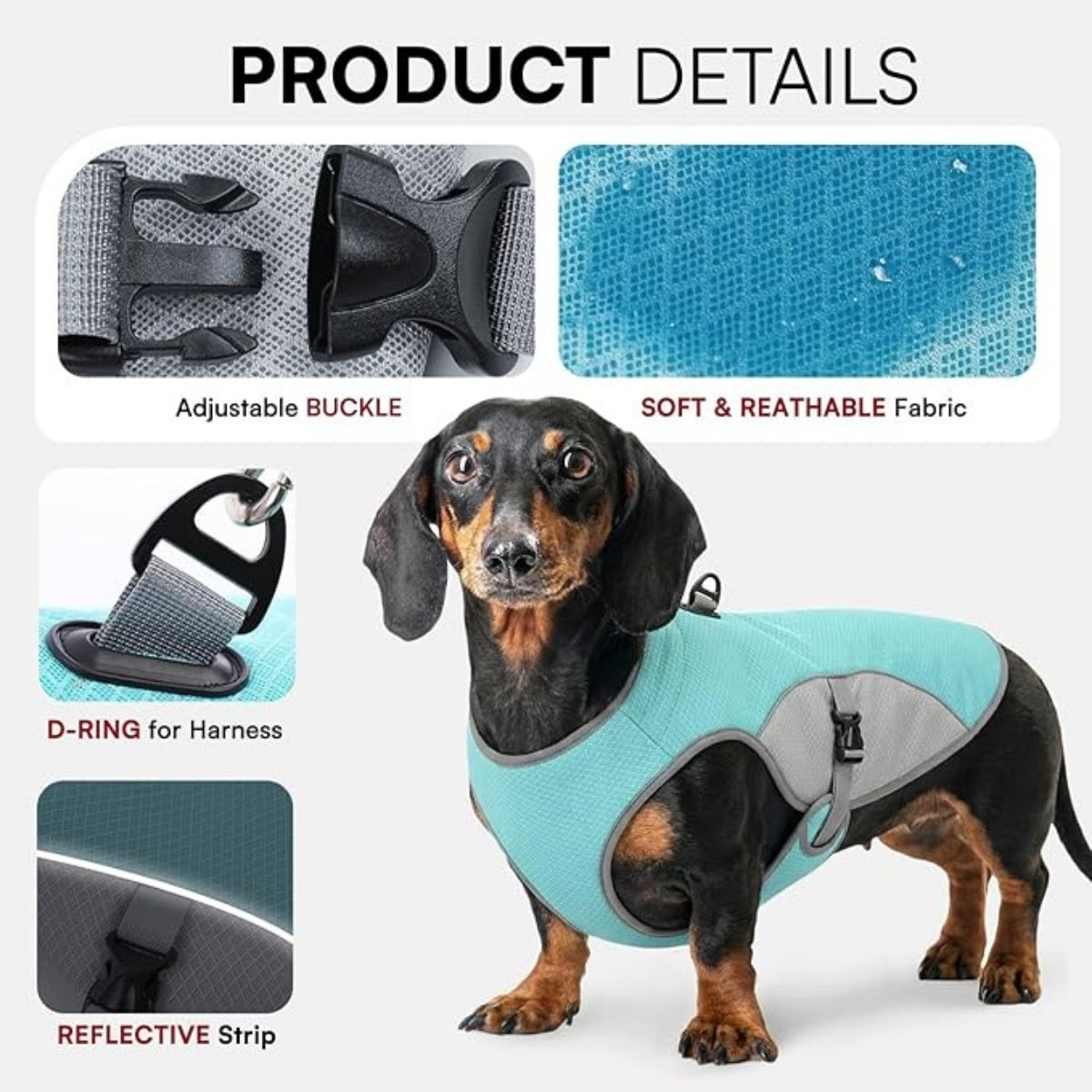 Cooling Dog Vest – Lightweight & Breathable