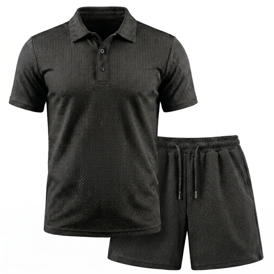 Capri Set – Men’s Ultra Comfortable Shorts and Polo Shirt