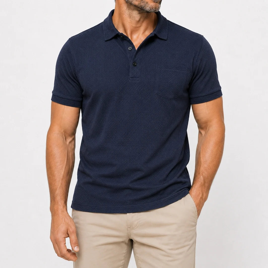 Capri - Men's Ultra Comfortable Pocket Polo Shirt