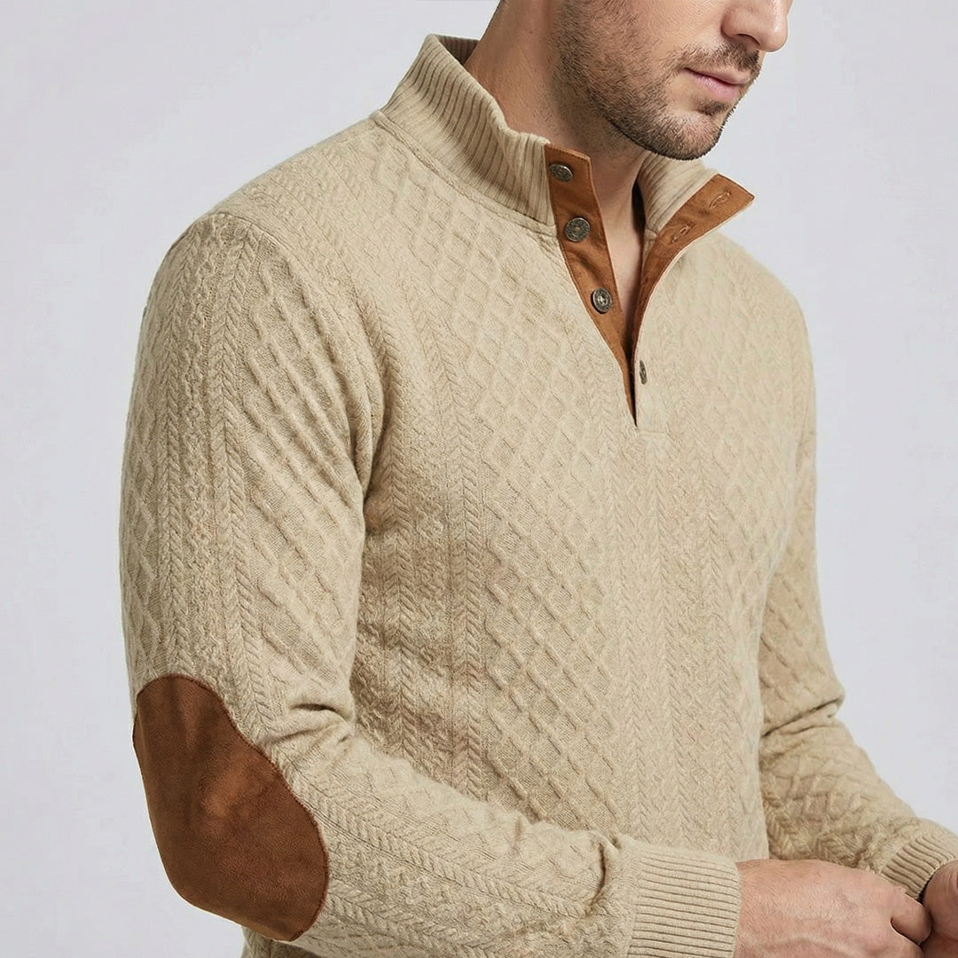 Crown - Men's Classic High Collar Pullover