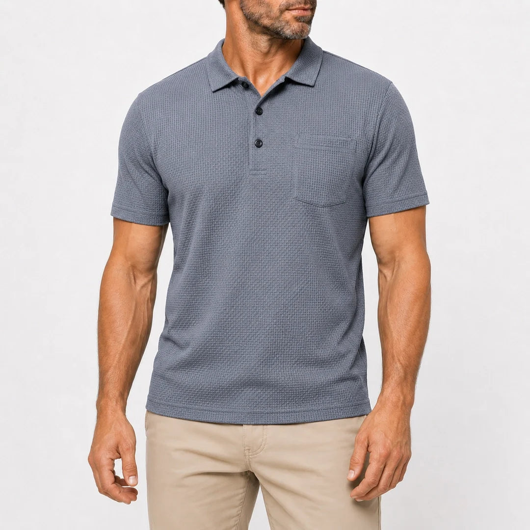 Capri - Men's Ultra Comfortable Pocket Polo Shirt