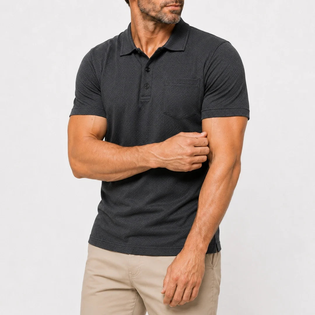 Capri - Men's Ultra Comfortable Pocket Polo Shirt
