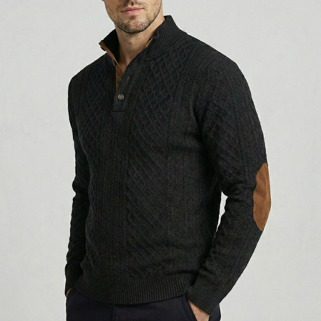 Crown - Men's Classic High Collar Pullover