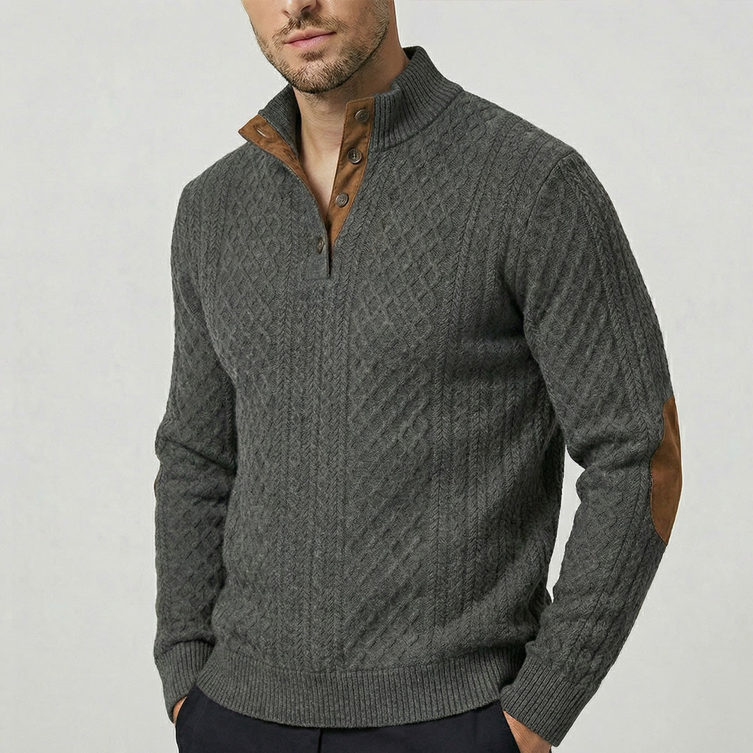 Crown - Men's Classic High Collar Pullover
