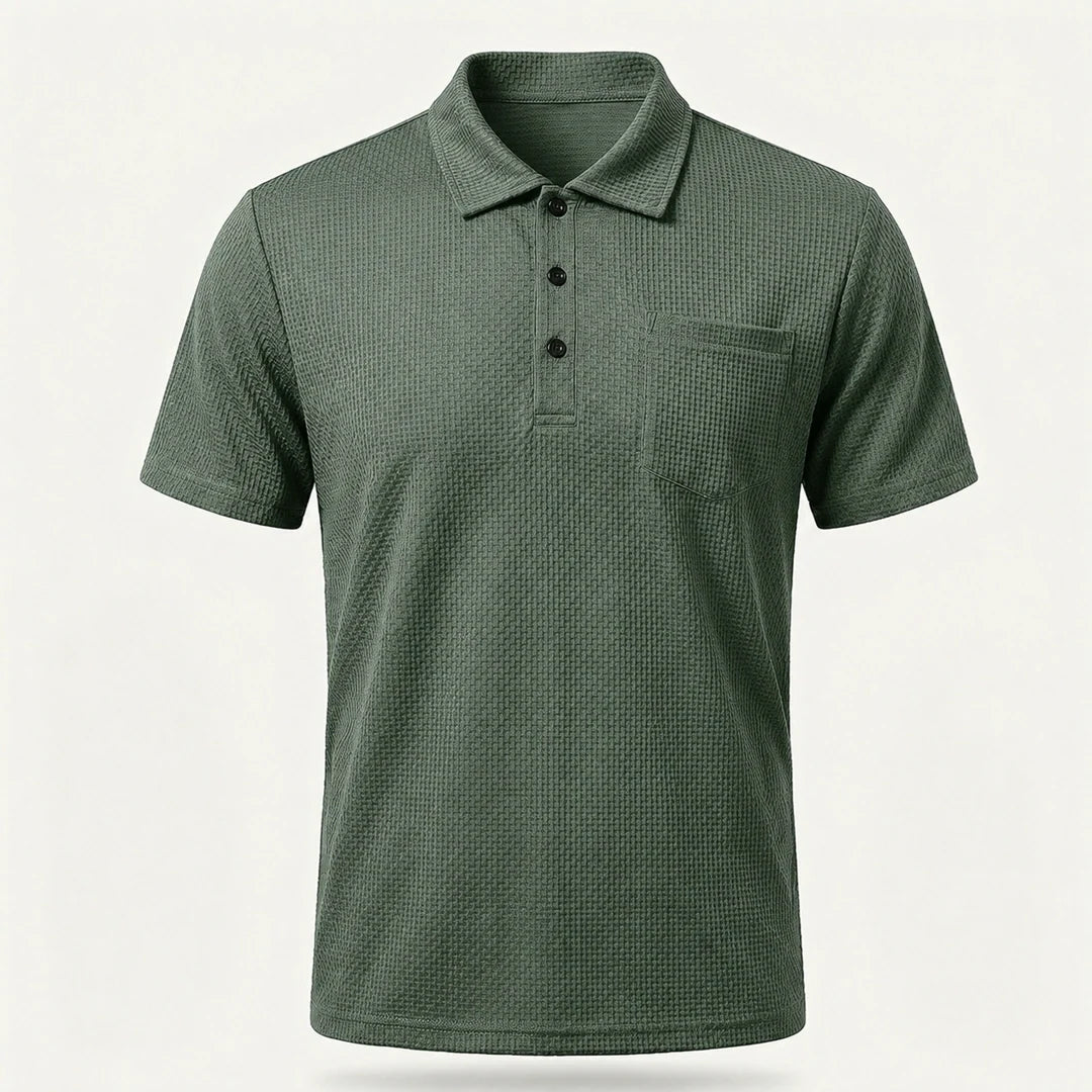 Capri - Men's Ultra Comfortable Pocket Polo Shirt