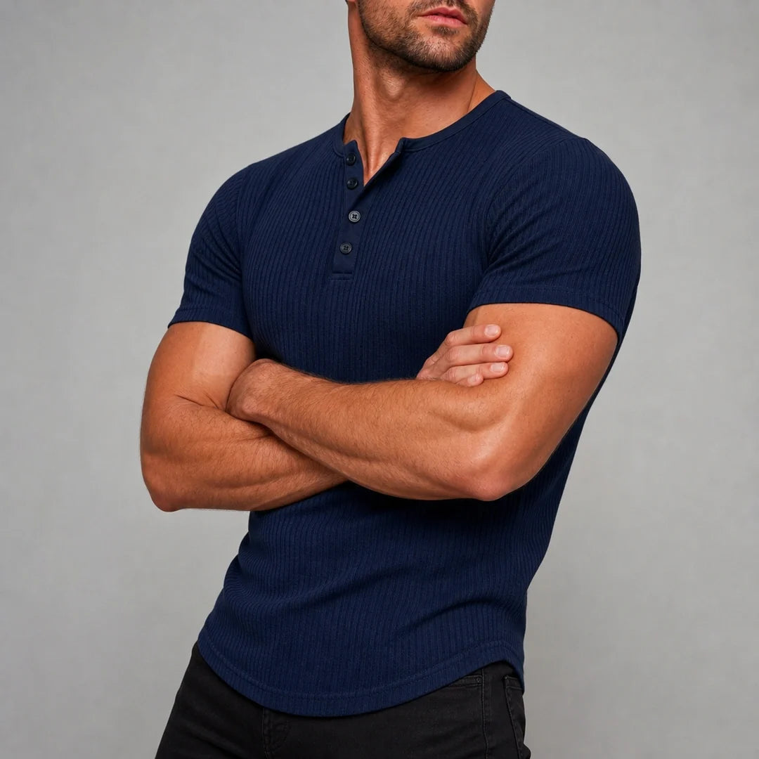 Siena - Men's Ultra Comfortable Henley Shirt