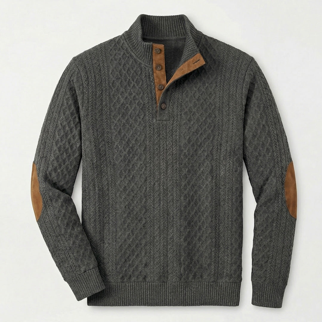 Crown - Men's Classic High Collar Pullover