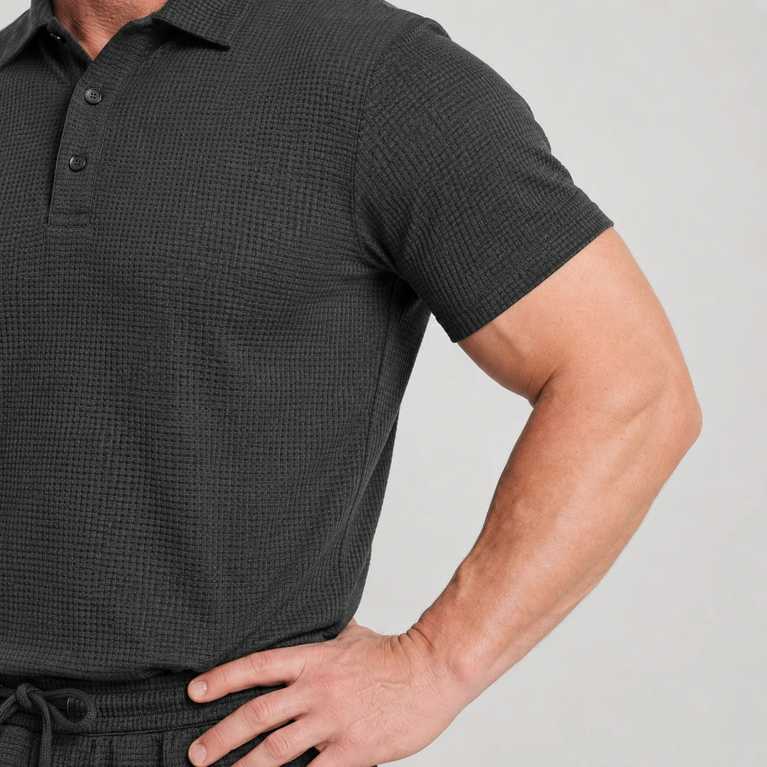 Capri Set – Men’s Ultra Comfortable Shorts and Polo Shirt