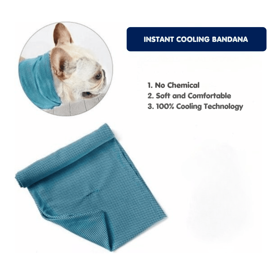 Cooling Dog Bandana – Instant Cooling Comfort