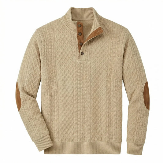 Crown - Men's Classic High Collar Pullover
